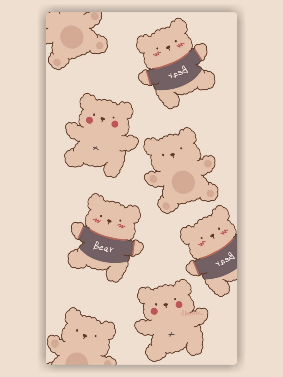 嘚瑟熊壁纸 小熊卡通呆萌壁纸 可爱高清版 96收集了超多款的小熊