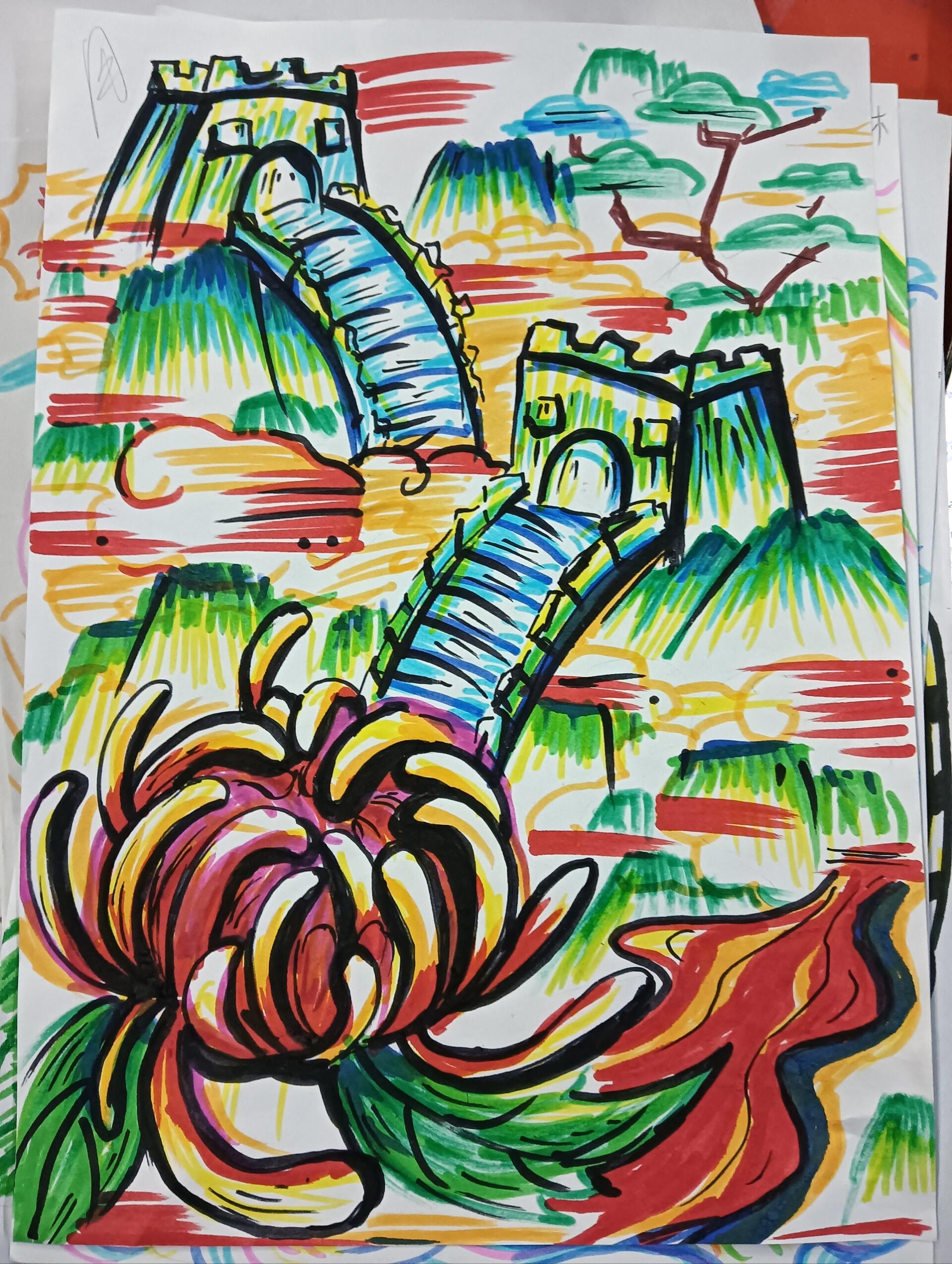 命题画三十分控时训练《长城》