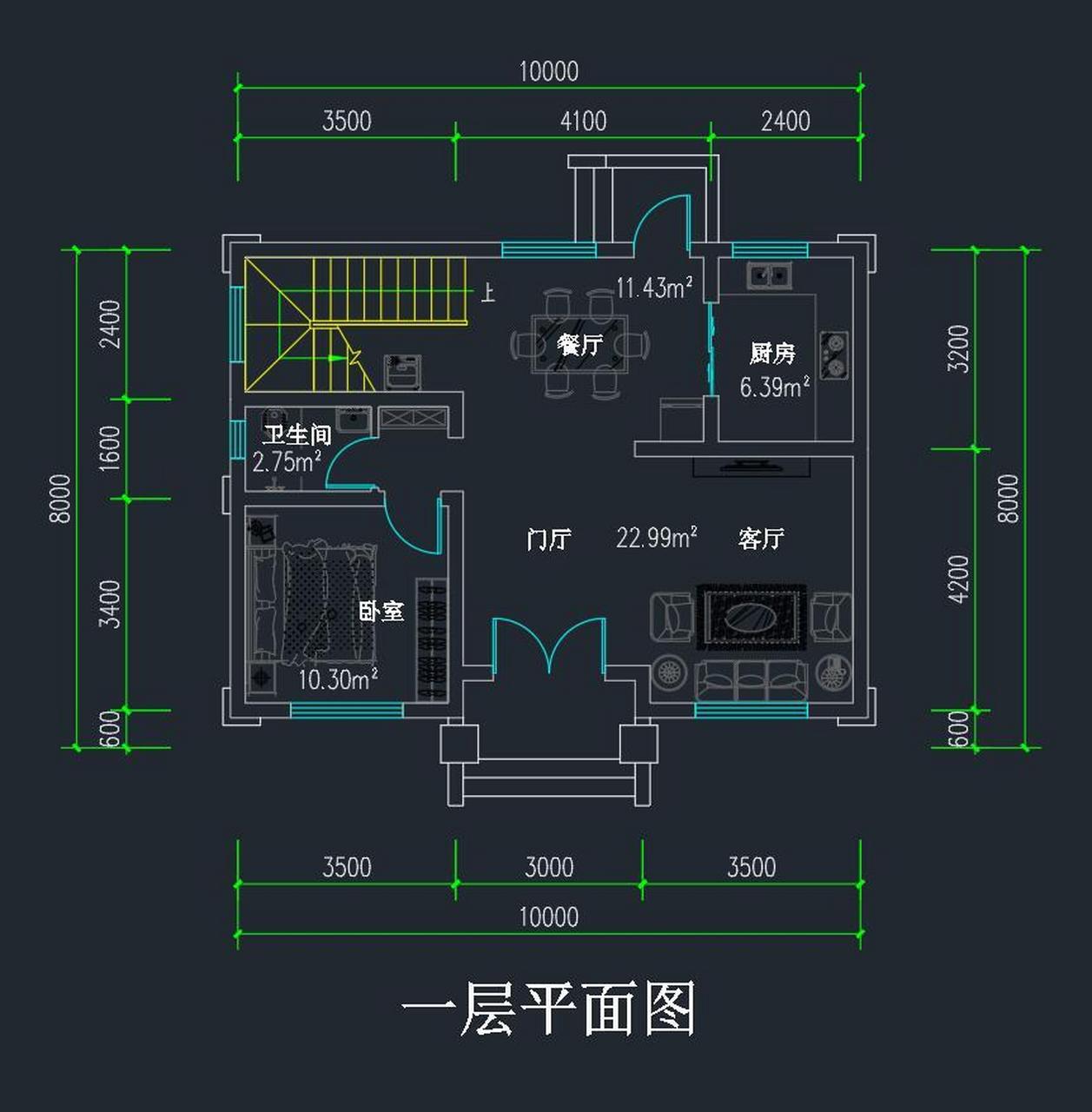 八十平方别墅设计图纸图片