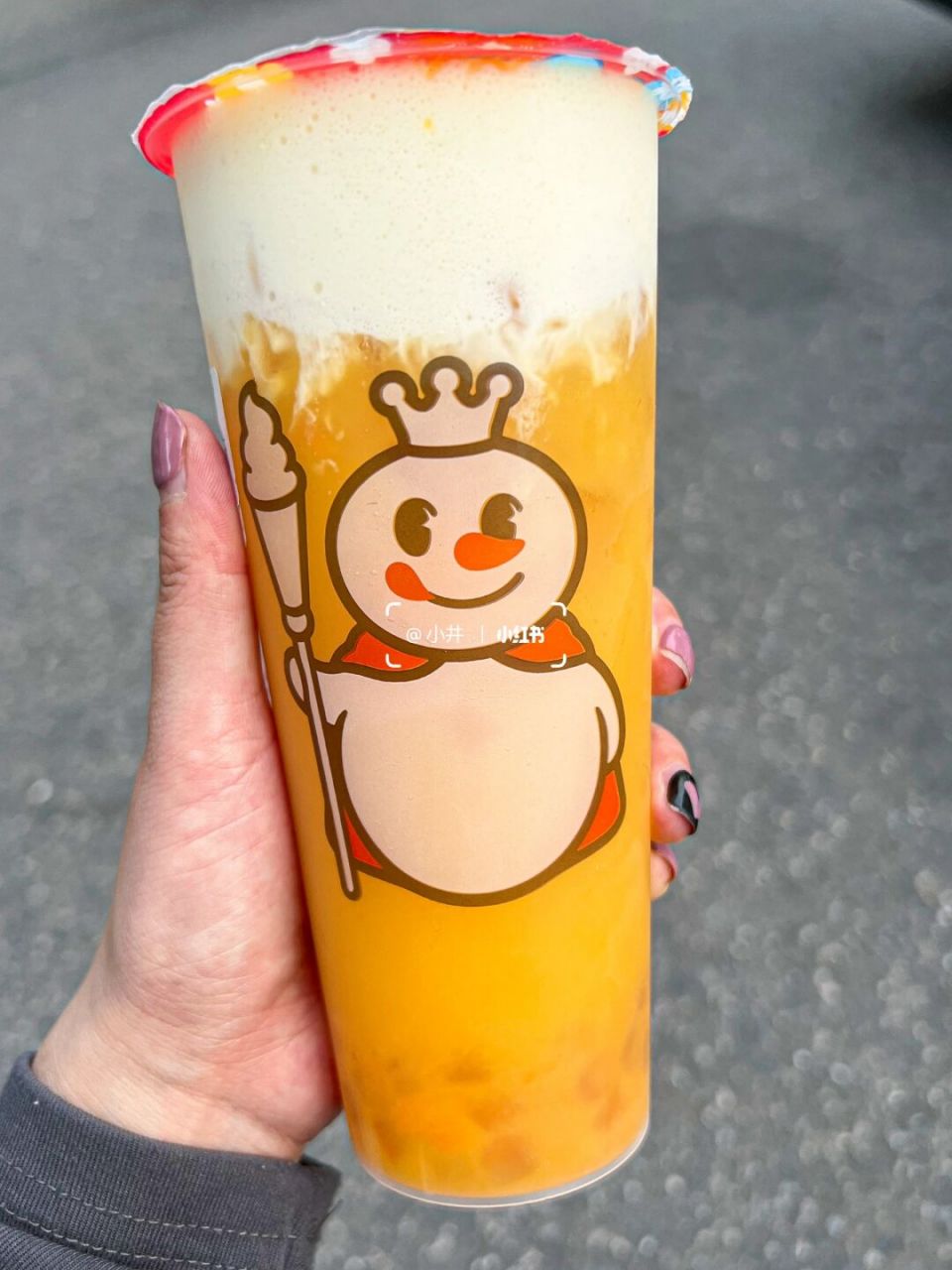 蜜雪冰城新品!芝士杏运芒芒……有点好喝 芒果杏子加芝士真的好好喝!