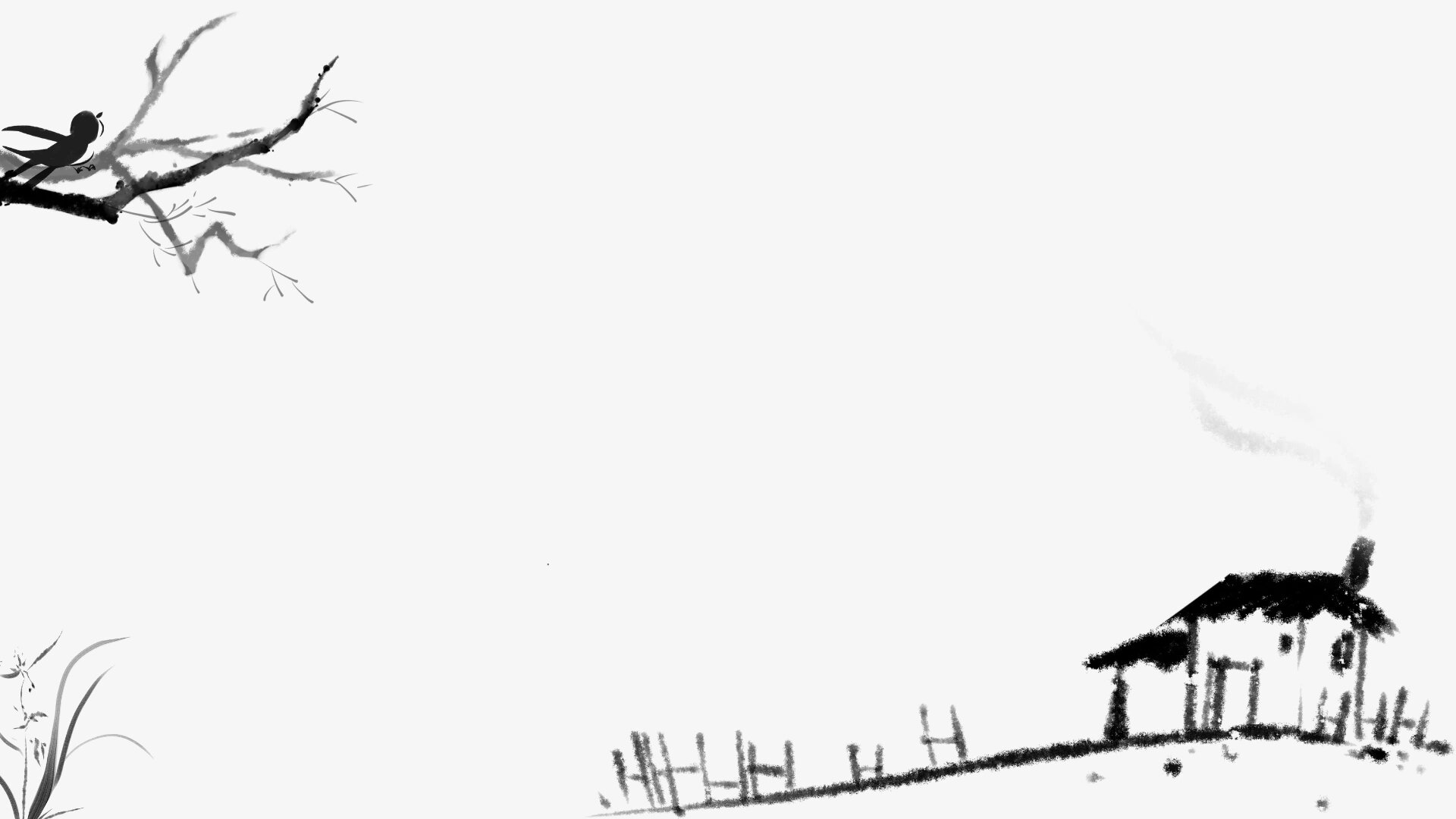 水墨画ppt背景图分享|超有艺术气息值得拥有