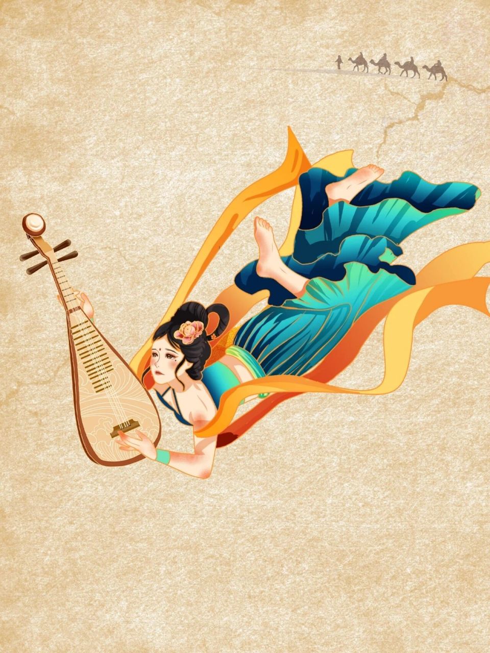 合集43/国潮敦煌壁画人物飞天仙女免扣png 99上期分享的敦煌飞天