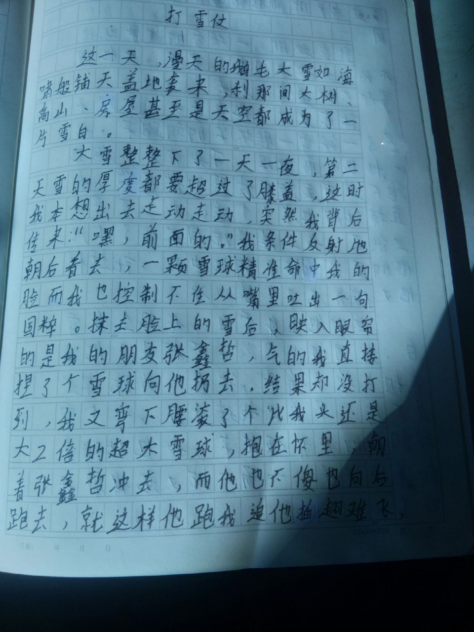 日记600字手写图片