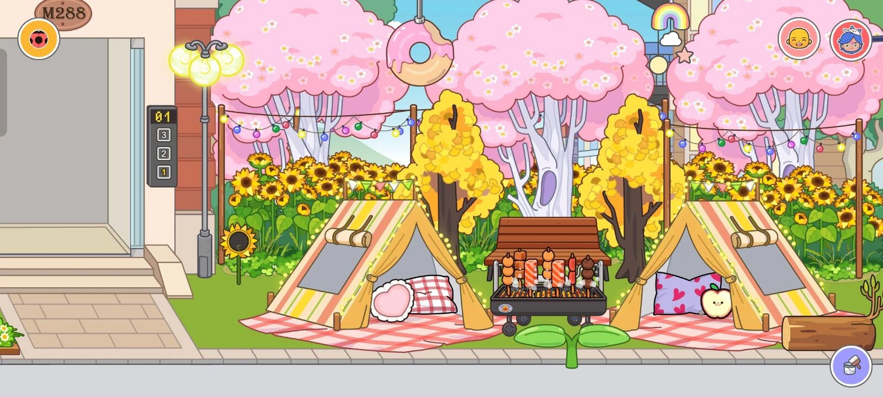 米加小镇世界兔子公寓布置