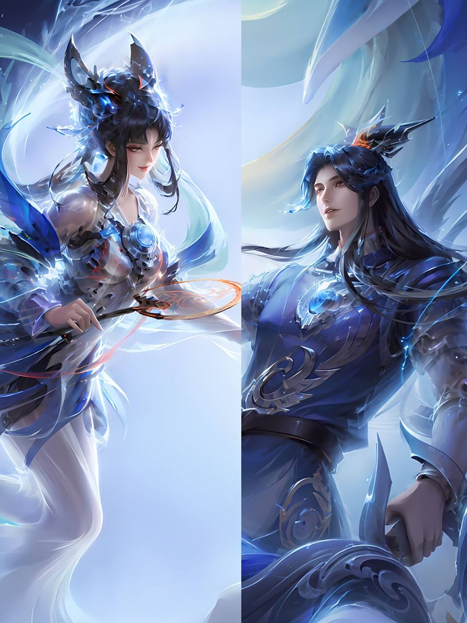 王者荣耀 嫦娥 后羿 如梦令情侣皮肤 我尽力了哈哈02020202