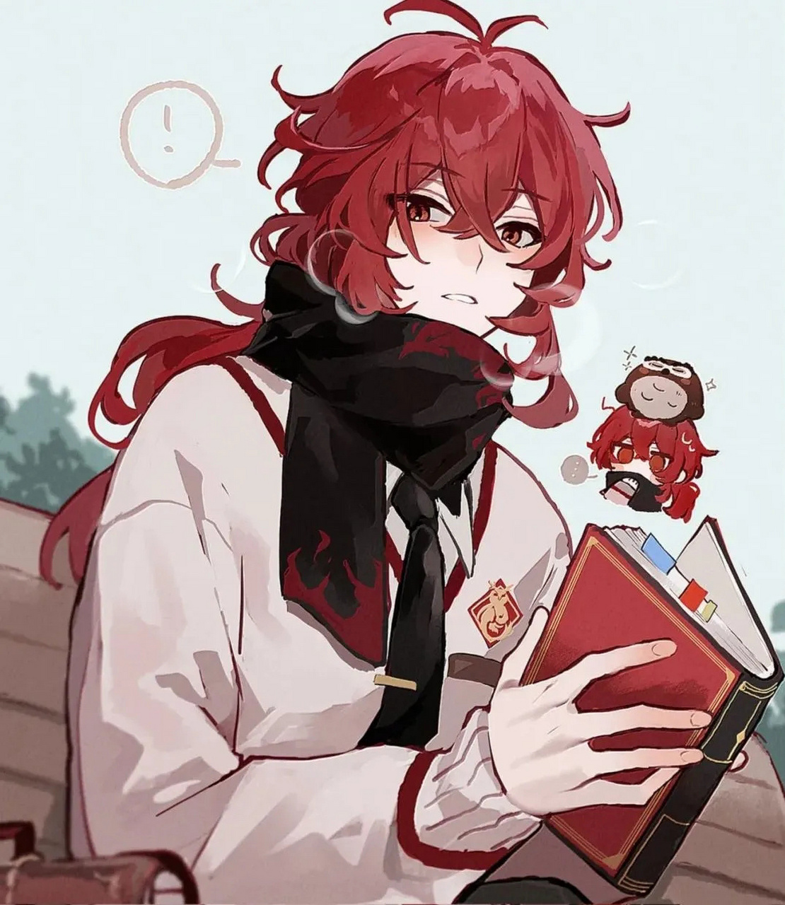 原神精美壁纸分享「迪卢克」 来源:荞荞荞麦面 	 有饱饱要迪卢克,来啦