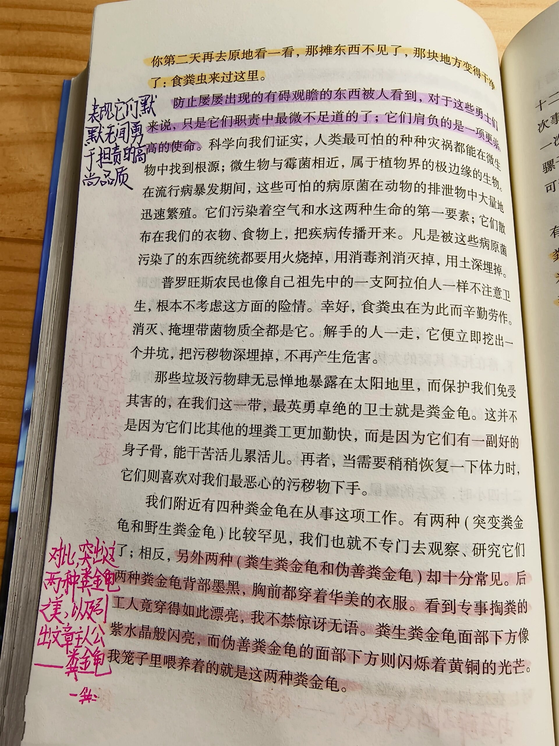 《昆虫记》粪金龟和公共卫生批注