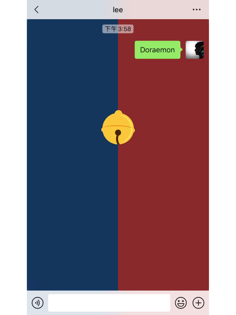 自古红蓝出cp73哆啦a梦壁纸聊天背景图9697 可能你在等一个人