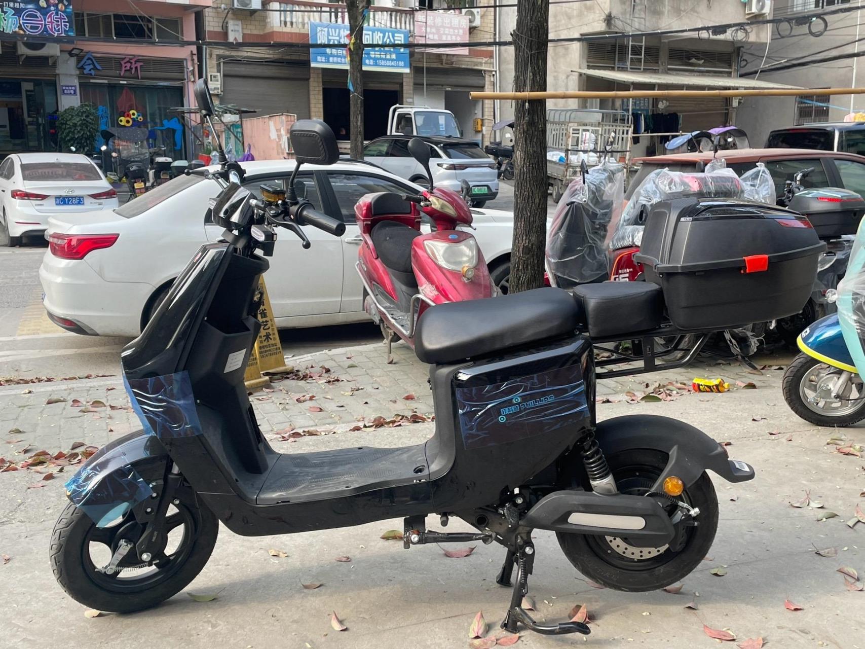 99新菲利普只跑了10公里 4个大电瓶能跑60公里原价1899现在1599带回家