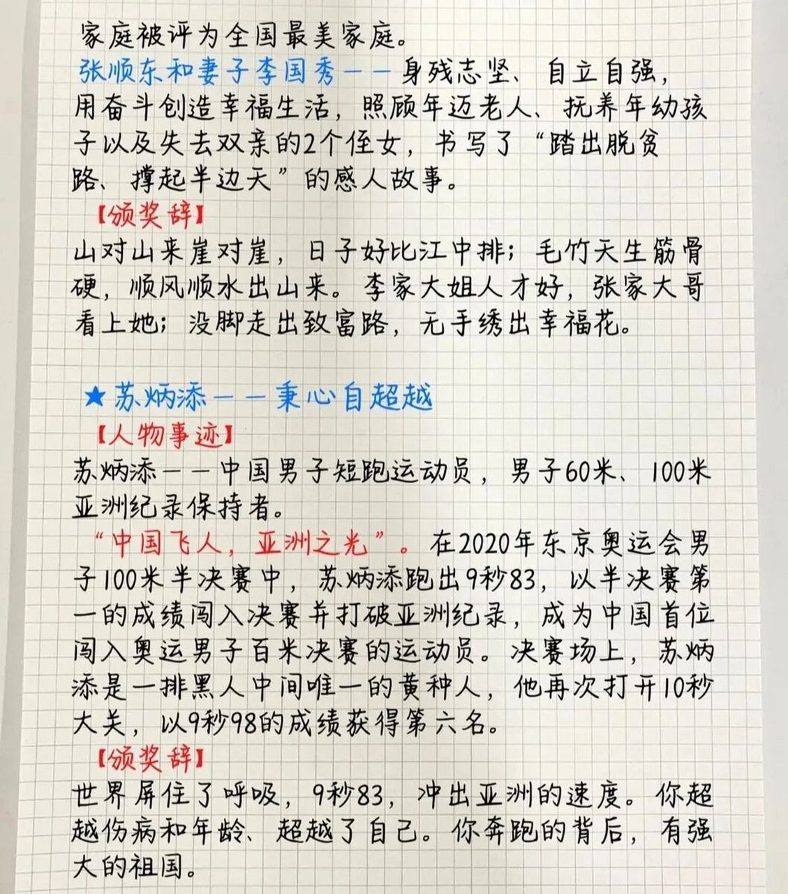 最新感动中国2021年度人物!