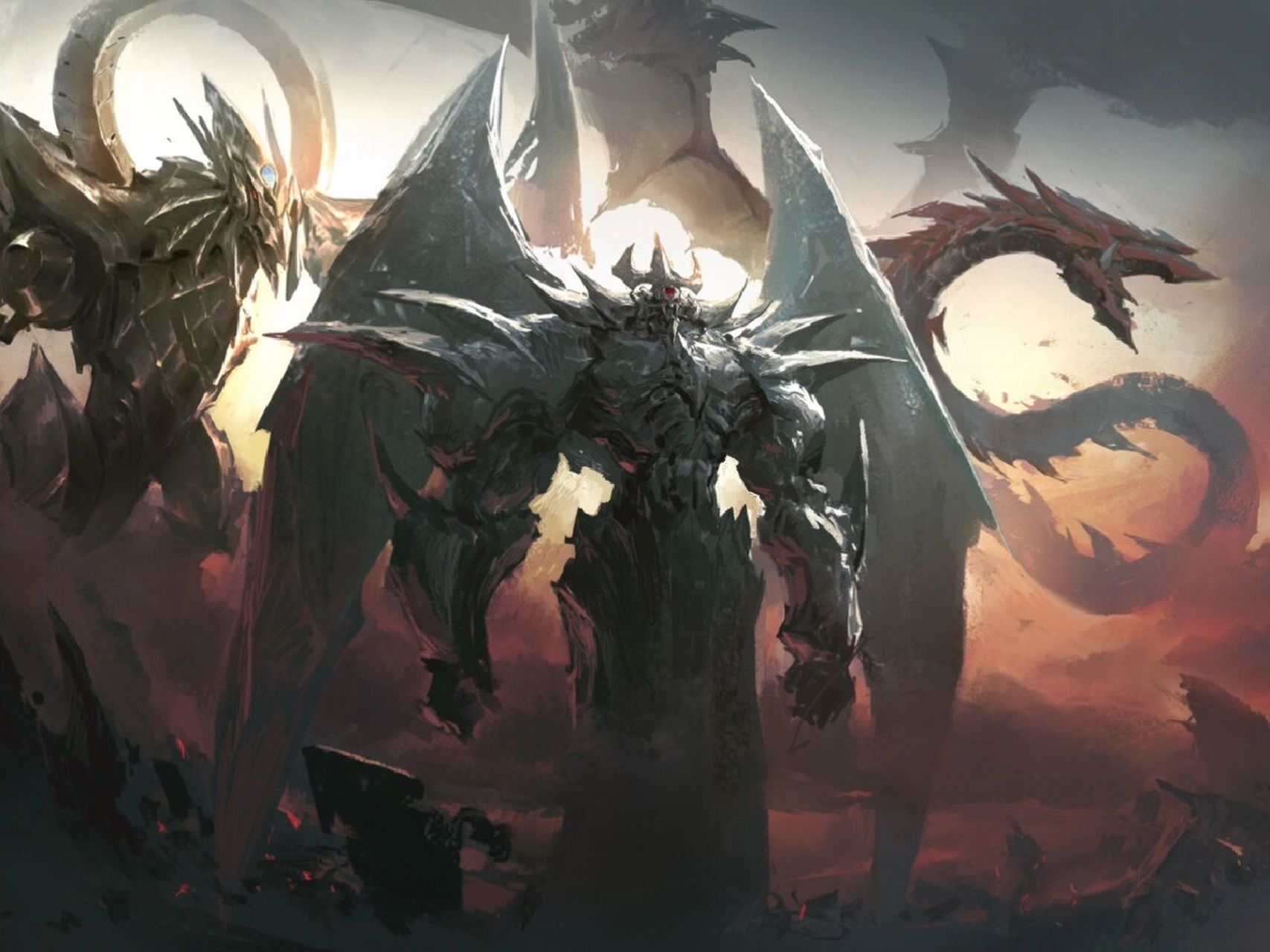 【板绘】游戏王系列 | 三幻神 02战力指数: