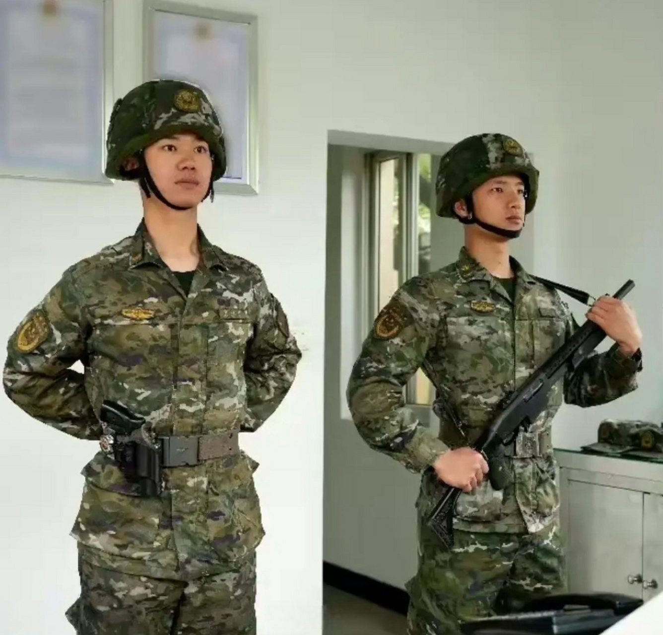 武警部队装备的小左轮手枪,看着有点萌