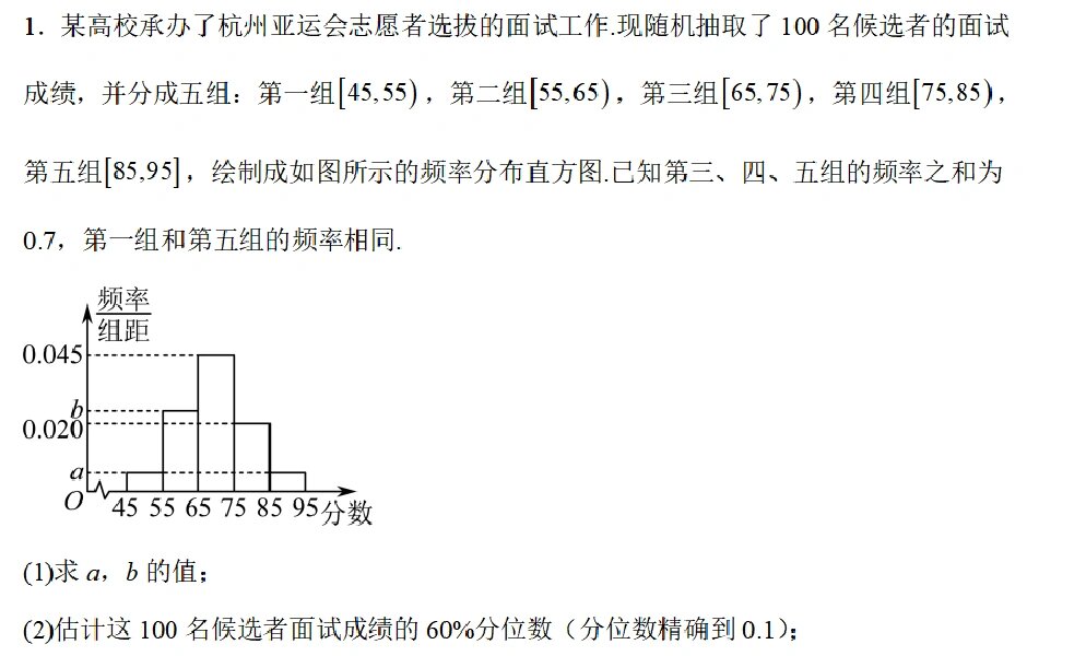 频率分布直方图中位数图片