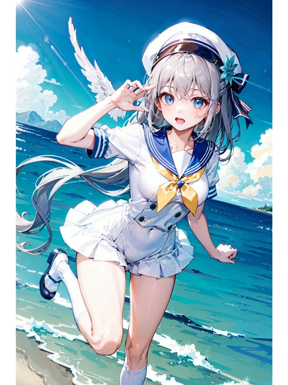 水手服少女 #二次元动漫壁纸# #动漫壁纸# #我爱二次元# #jk水手服