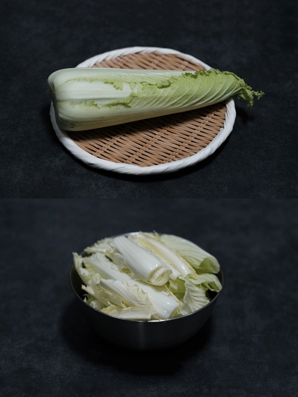 5分钟快手菜|咸蛋黄龙牙白菜61不一样的白菜 自从之前吃了沙葱后,就