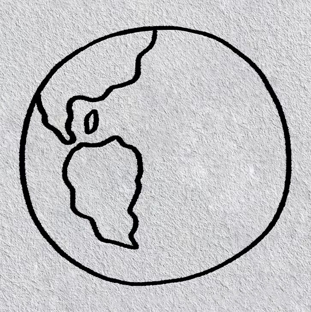 地球可爱简笔画.