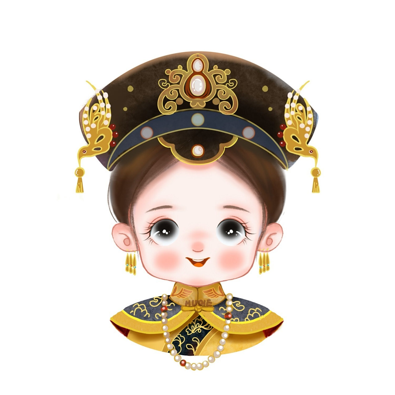 宫廷系列-皇上皇后情侣小头像 多喜乐 常安宁 所求事 皆如愿 (转发