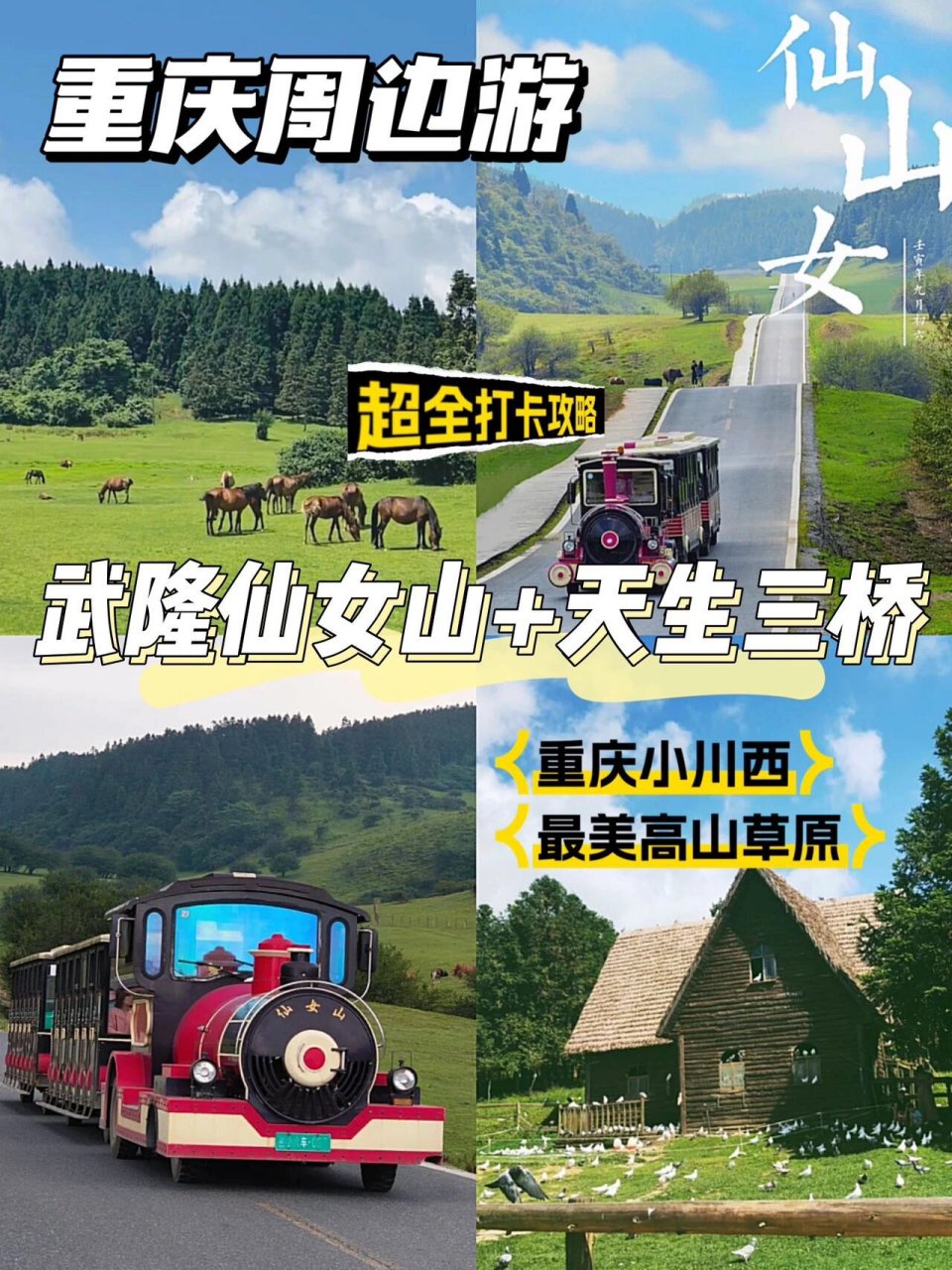 重庆周边游|武隆仙女山 天生三桥打卡攻略  02哈喽呀!