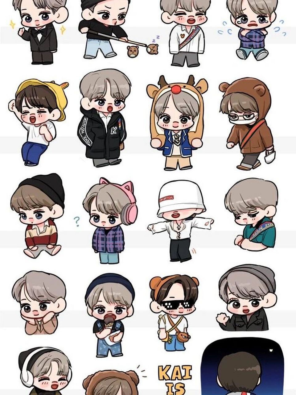 韩国卡通图案棉花娃娃可参考 分享创意与灵感