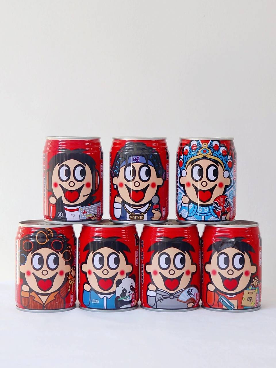 旺仔牛奶职业罐大合集来啦91 旺仔牛奶职业罐大合集来了!