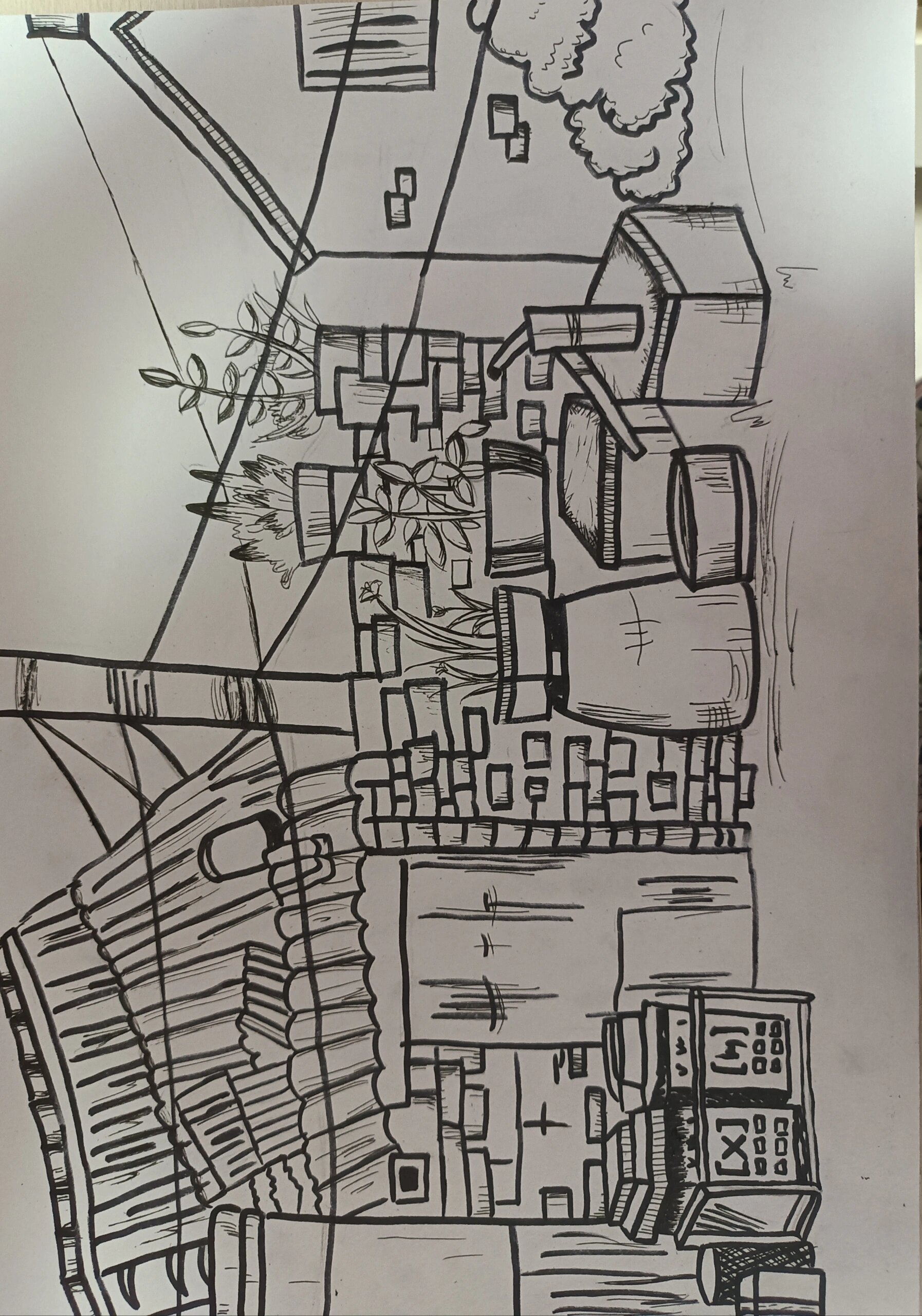 六年级上册  画老房子 很简单,手残党可以关注一下我,我有时间出很