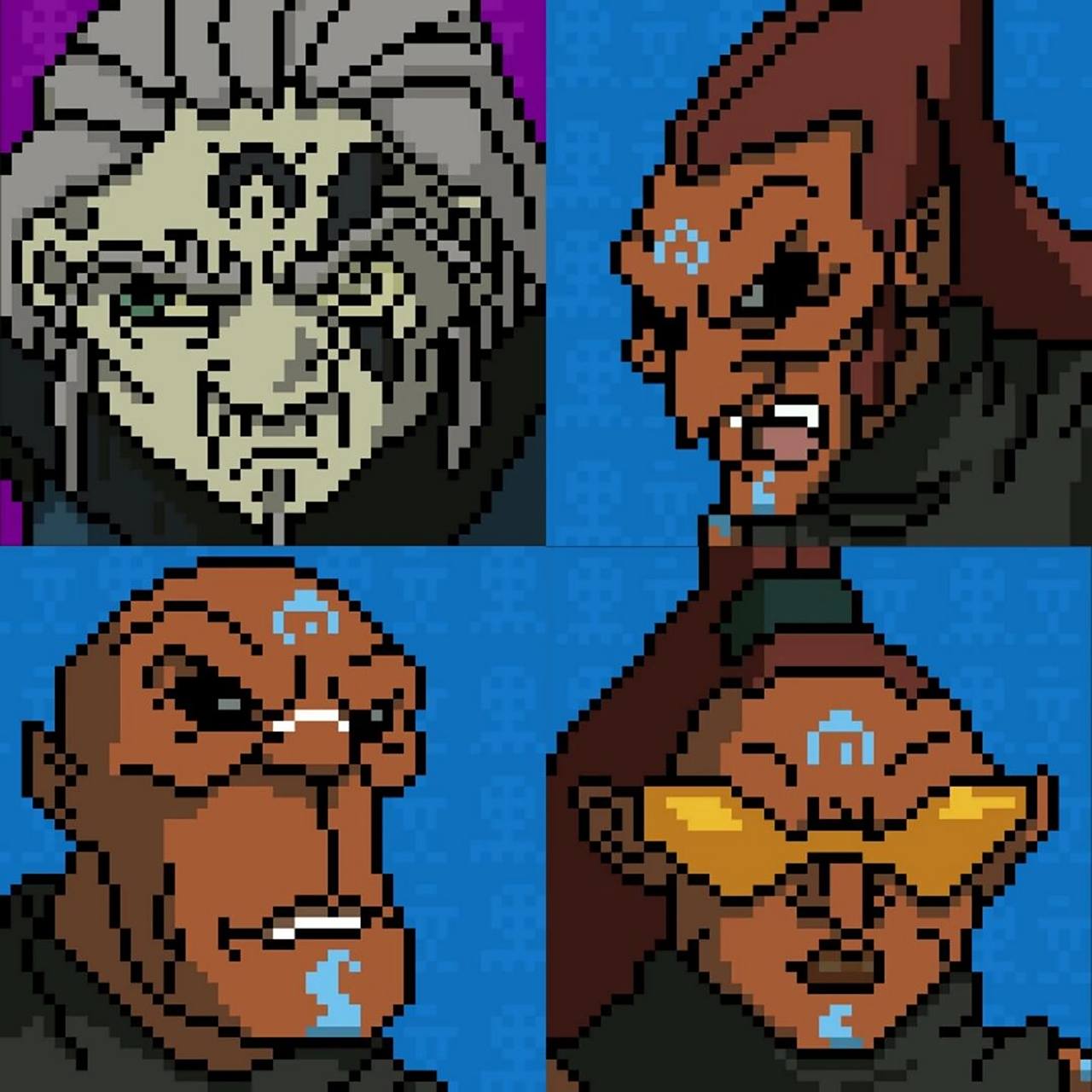 成龙历险记##像素画##头像分享# #刀龙##甘文崔##开黑头像