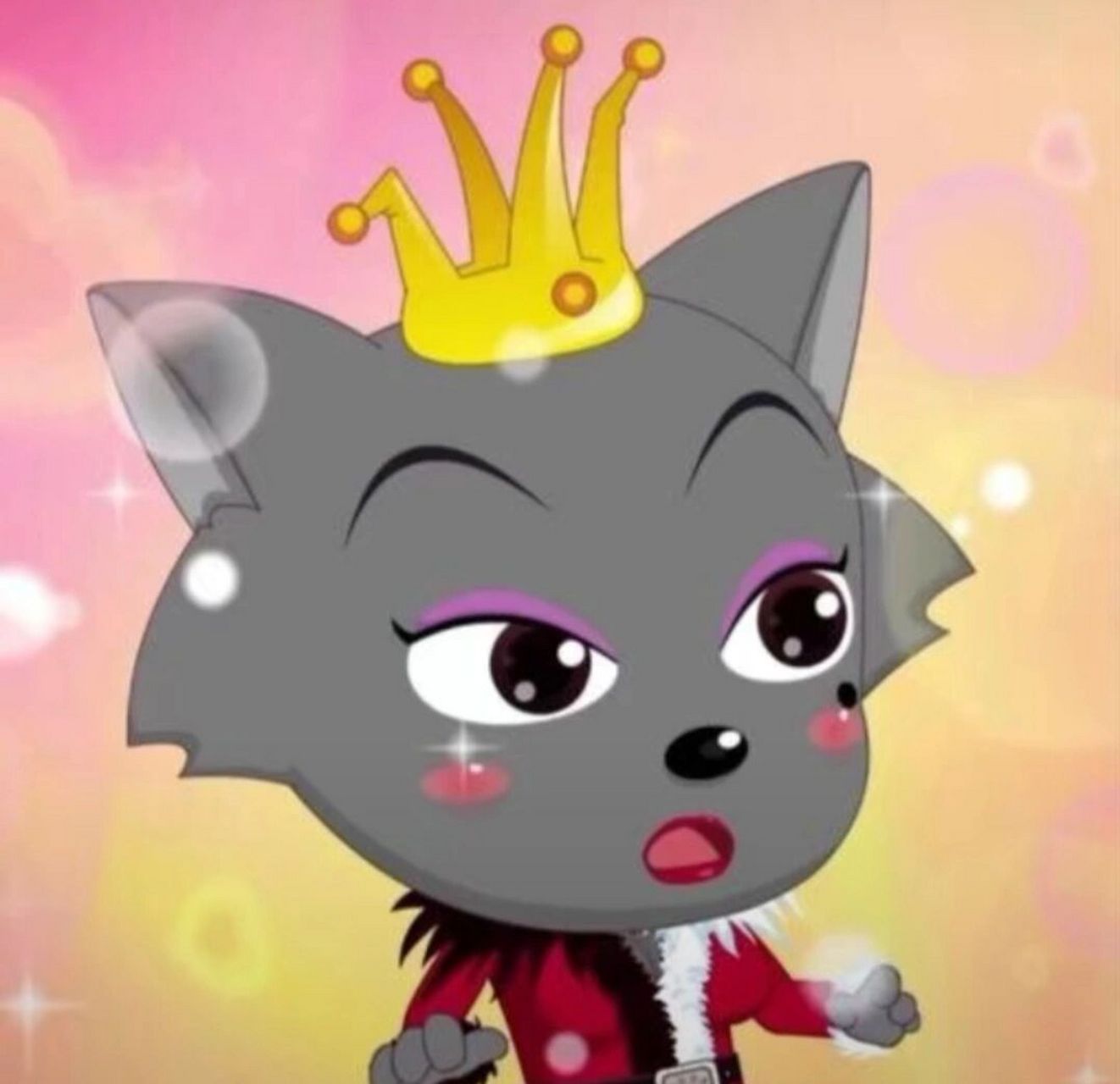 红太狼好好看7215 小时候可爱,后来感觉有种女王的气质就是觉得次