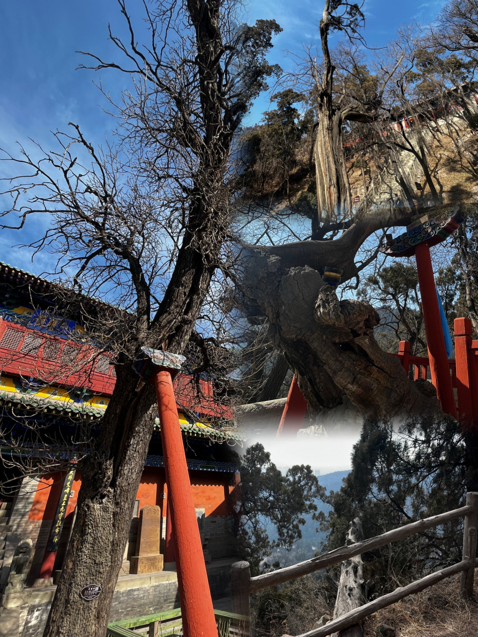 交城卦山|不收门票的山中寺院 卦山在一个小县城的边上,离县城很近很