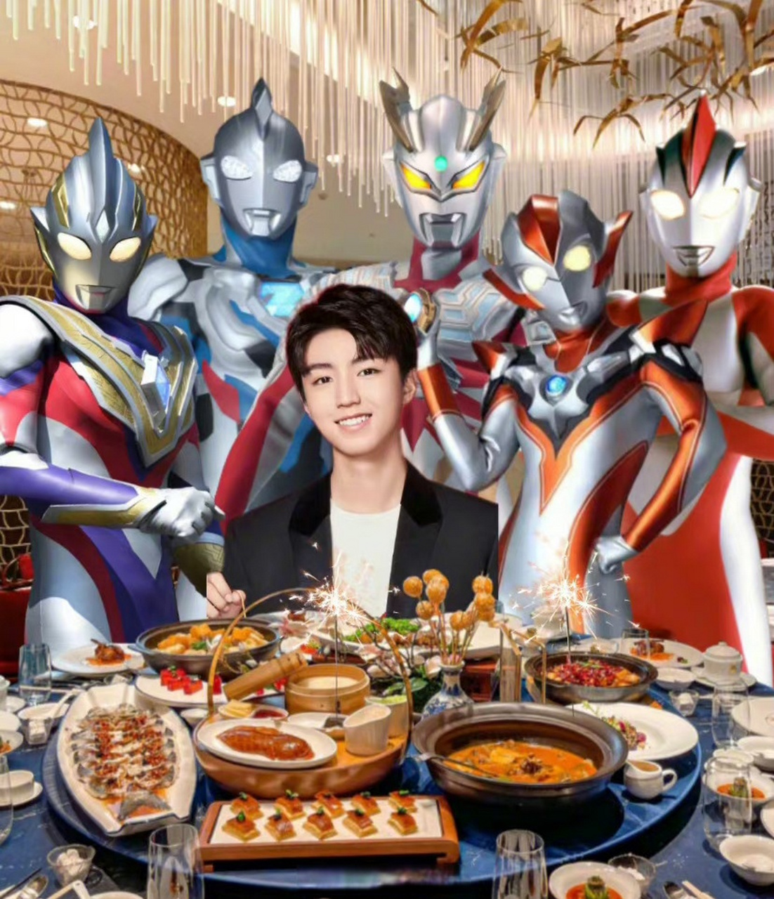 王俊凯的印象 两人还都是同班同学呢 小凯啊别qq爱了带着奥特曼开唱跳