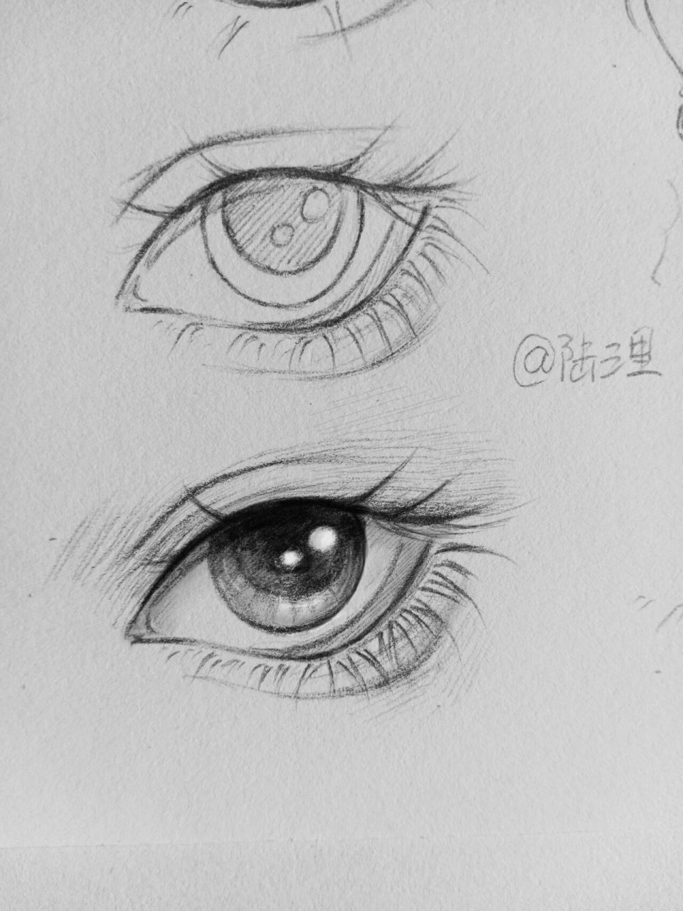 简单易懂的眼睛绘画【3】  大致内容我打在图片上了,适合新手练习