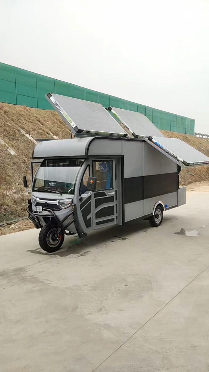 这款三轮房车真漂亮非常实用的电动三轮房车