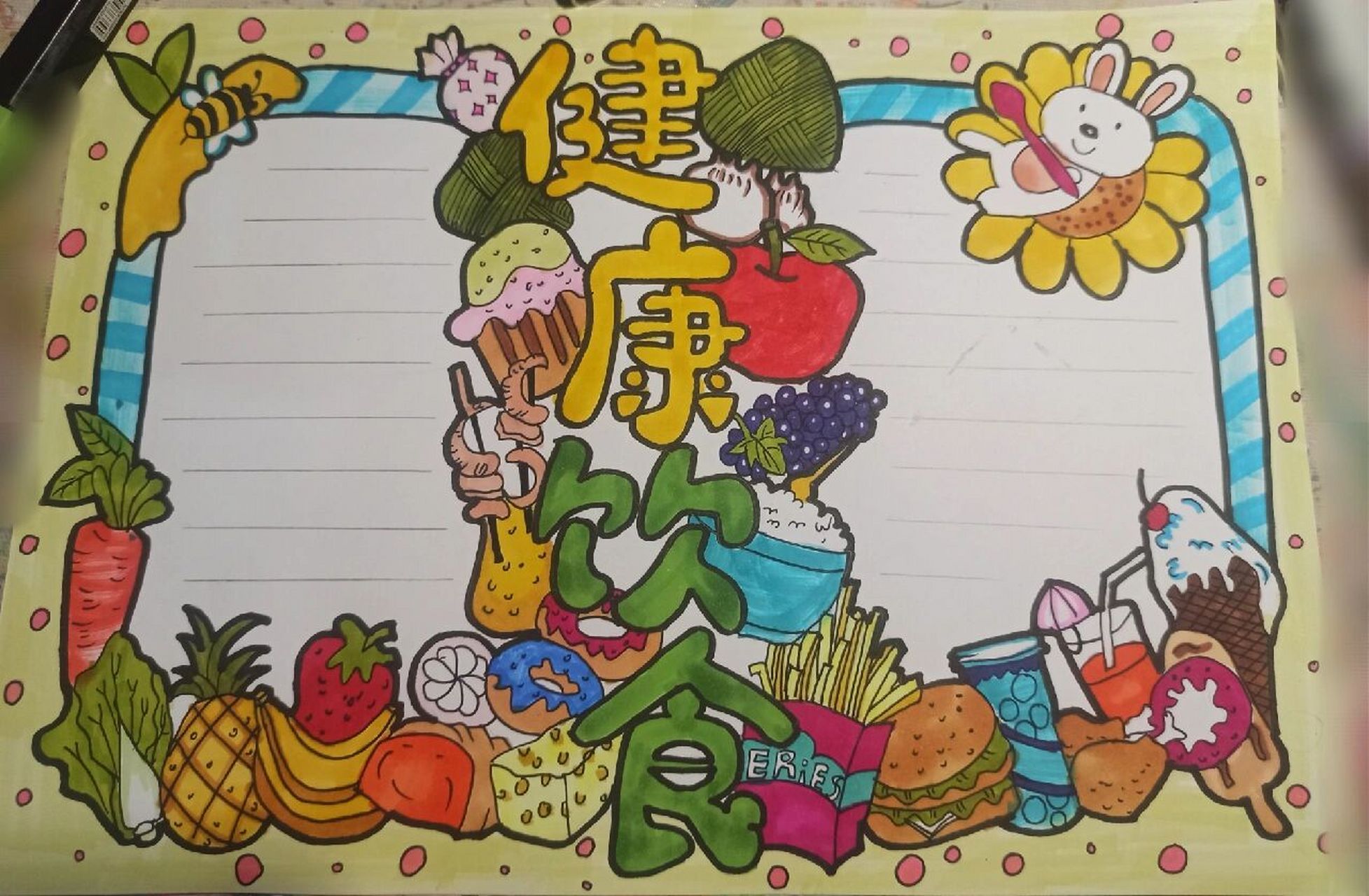 健康饮食手抄报 健康饮食手抄报  各种主题都可代画