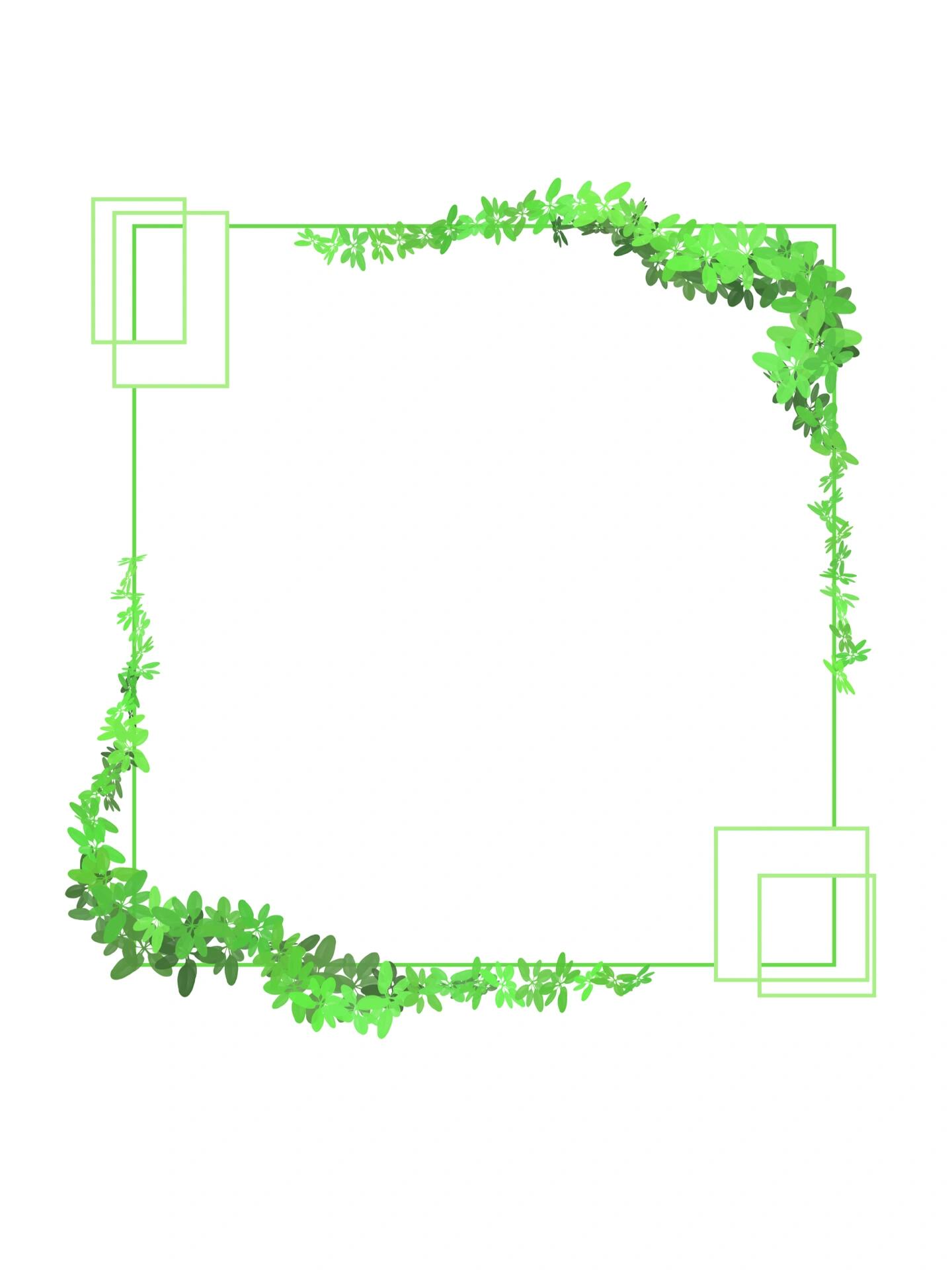 边框设计『绿色系清新边框🍃』