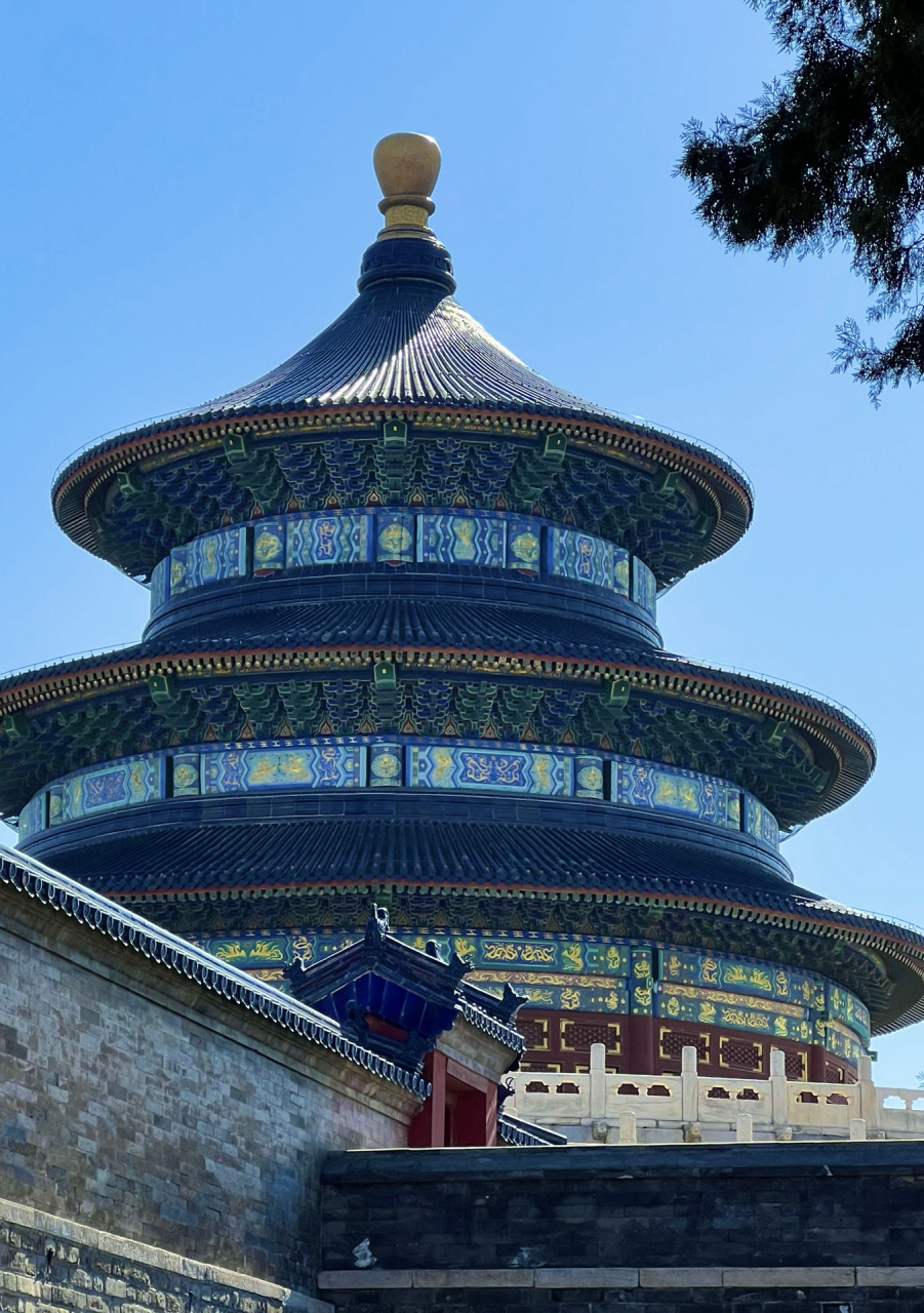 天坛公园 |是方也是圆 "红墙蓝瓦,片片祈年"          天坛公园 |是方