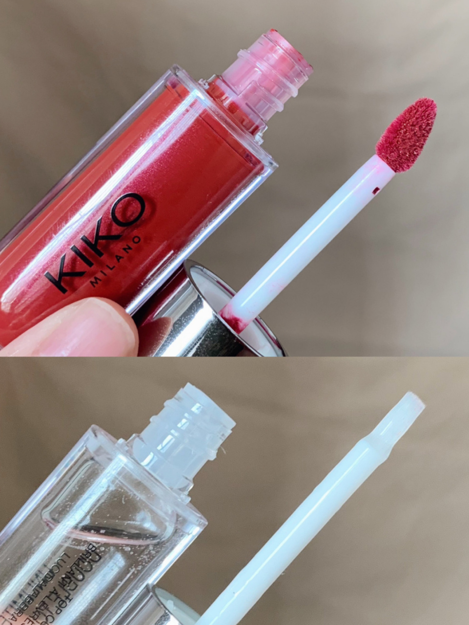kiko双头唇釉106 9369♀15喜欢不掉色的仙女们 真的可以试试