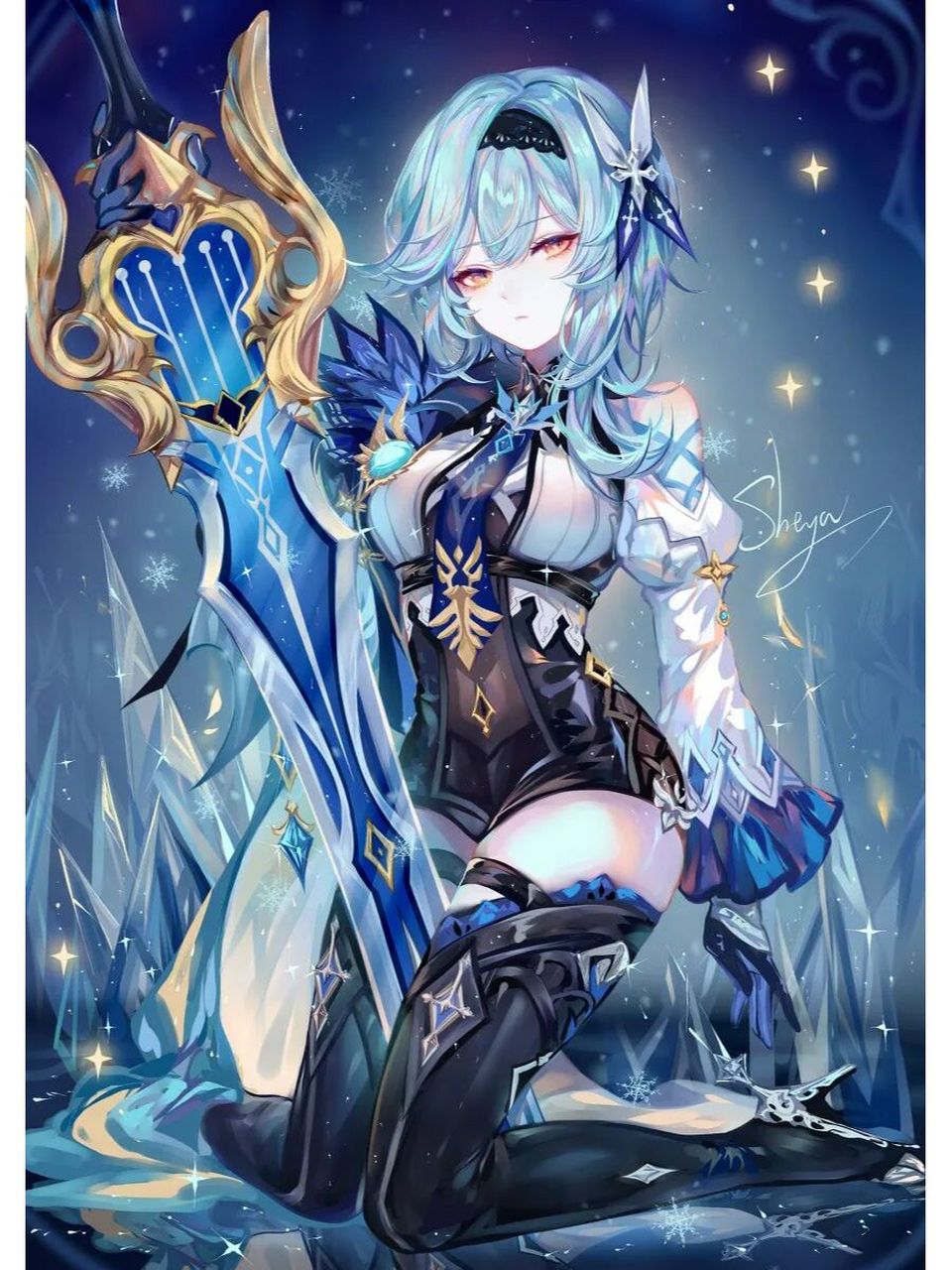 "浪花骑士"《原神》优菈绝美壁纸赏析 听说有小伙伴想看优菈?