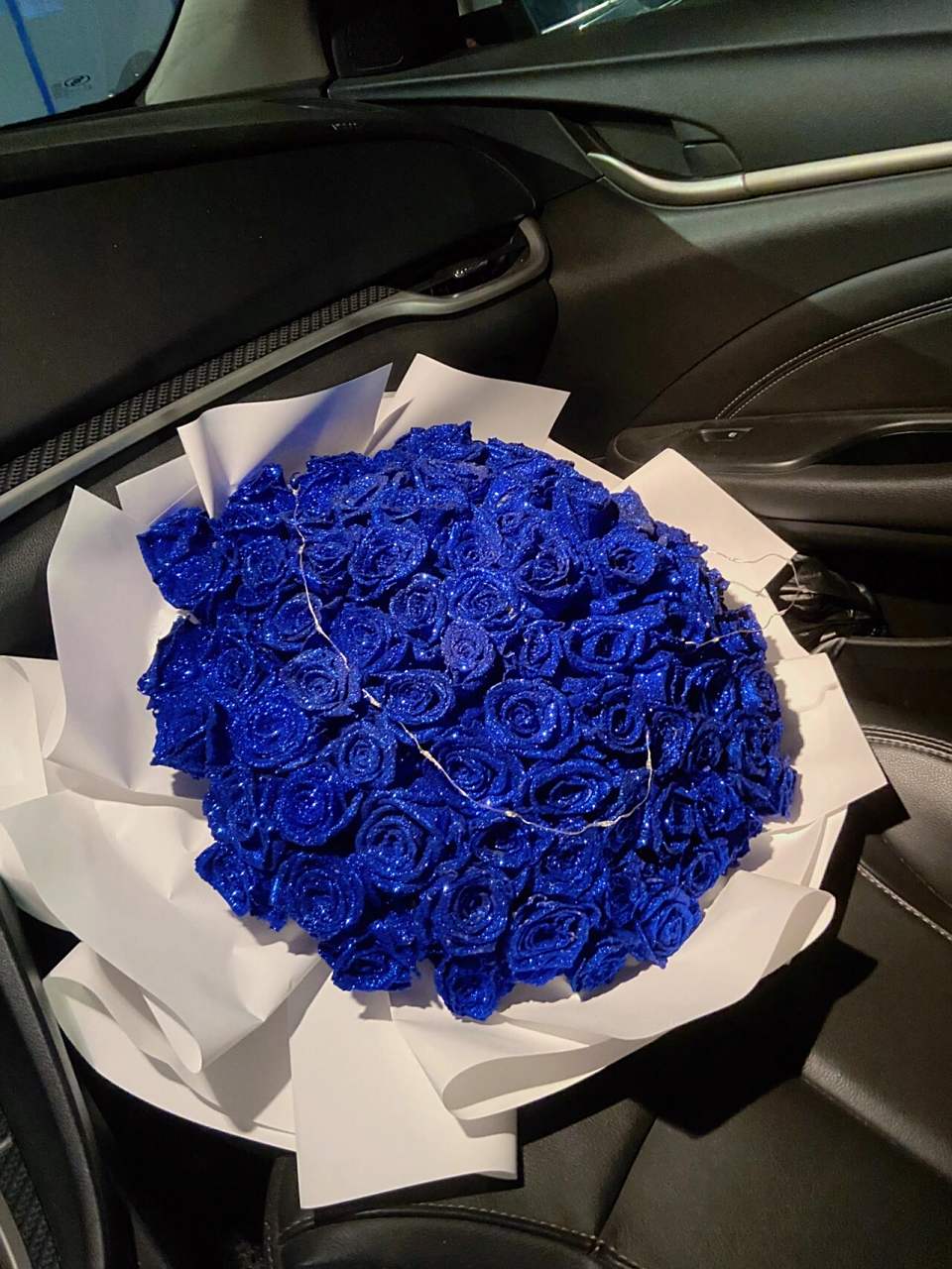 七夕花束 99朵蓝色妖姬