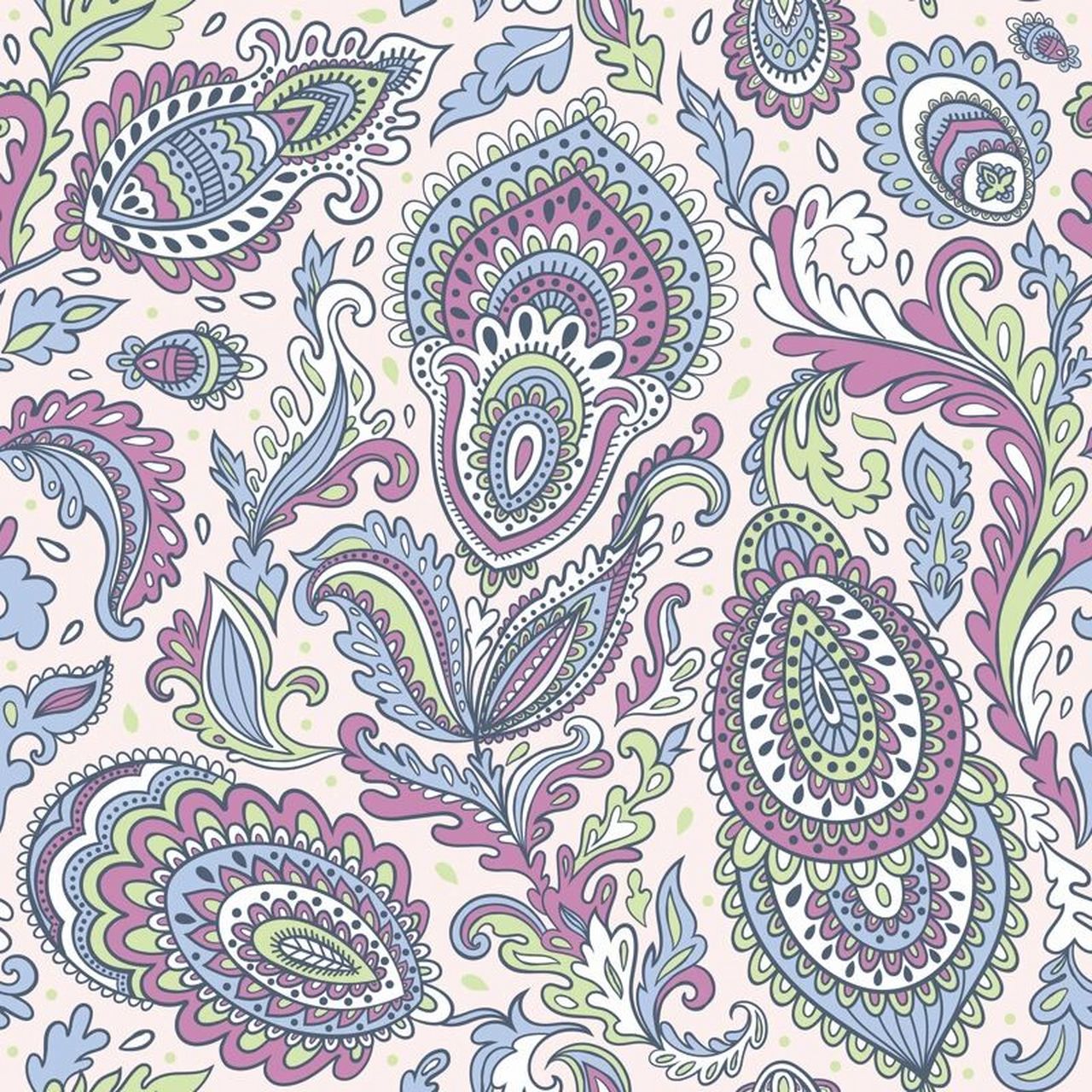 少数民族藏族特色花纹波西米亚风格纹理背景图案设计矢量图片素材