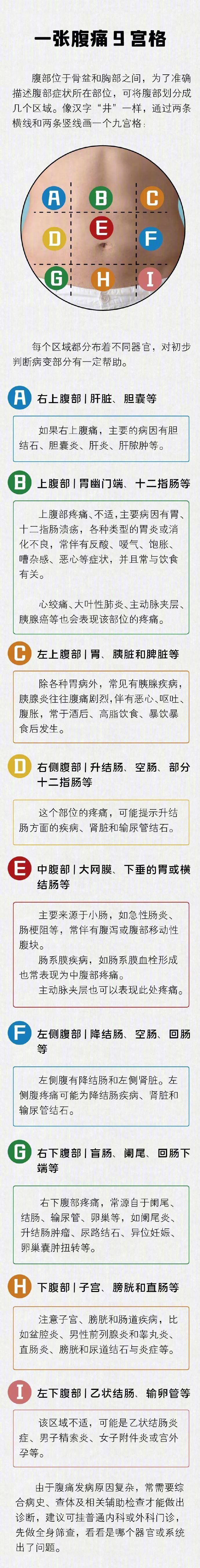 中常见的不适,但腹部分布着多种脏器,不同位置的肚子疼是哪里出了问题