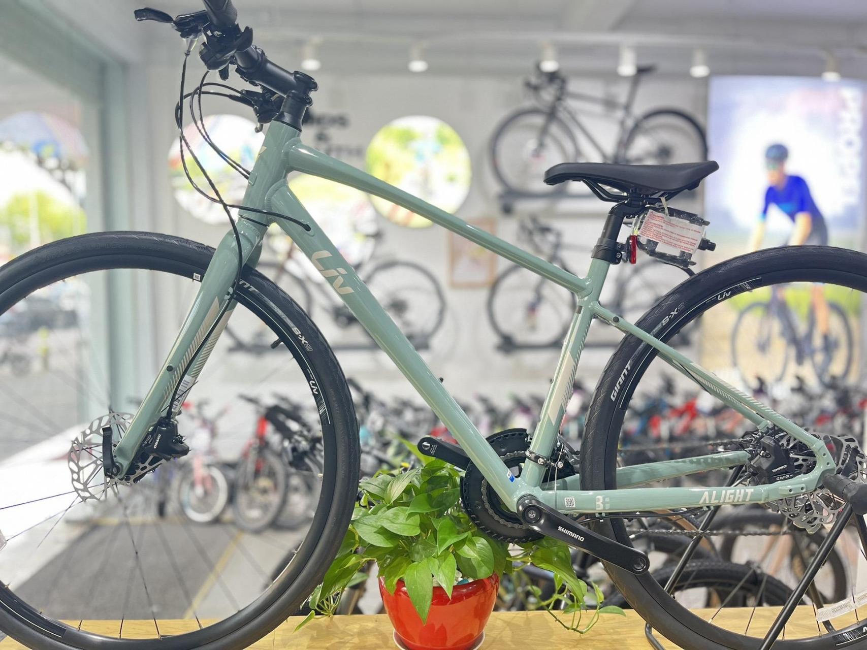 捷安特女士公路车推荐之 alight 2 dd disc alight 2 dd disc是专门为