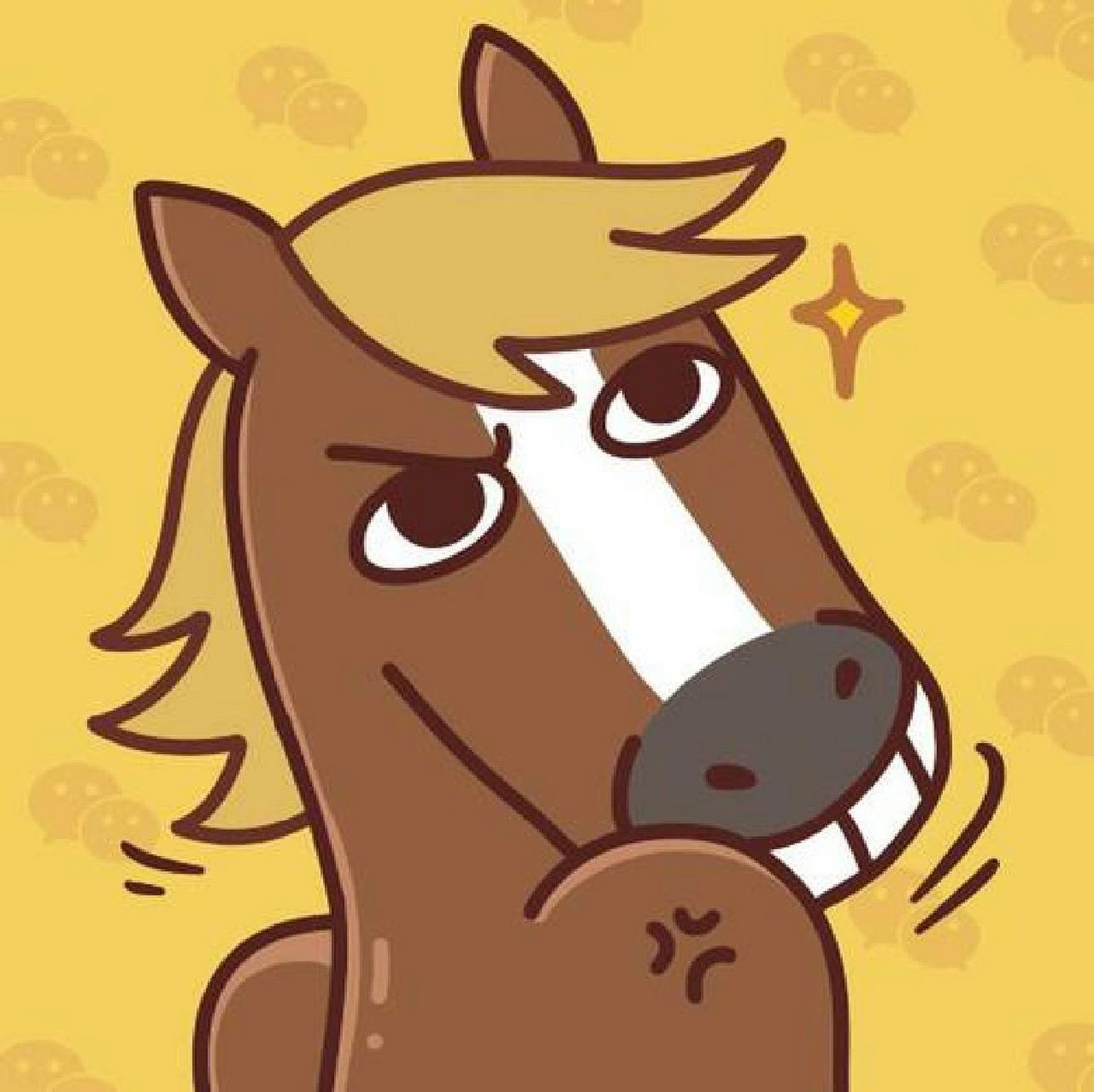 微信头像哄哄momo欢乐马阿白神经蛙 拿图自取哄哄momo欢乐马阿白神经