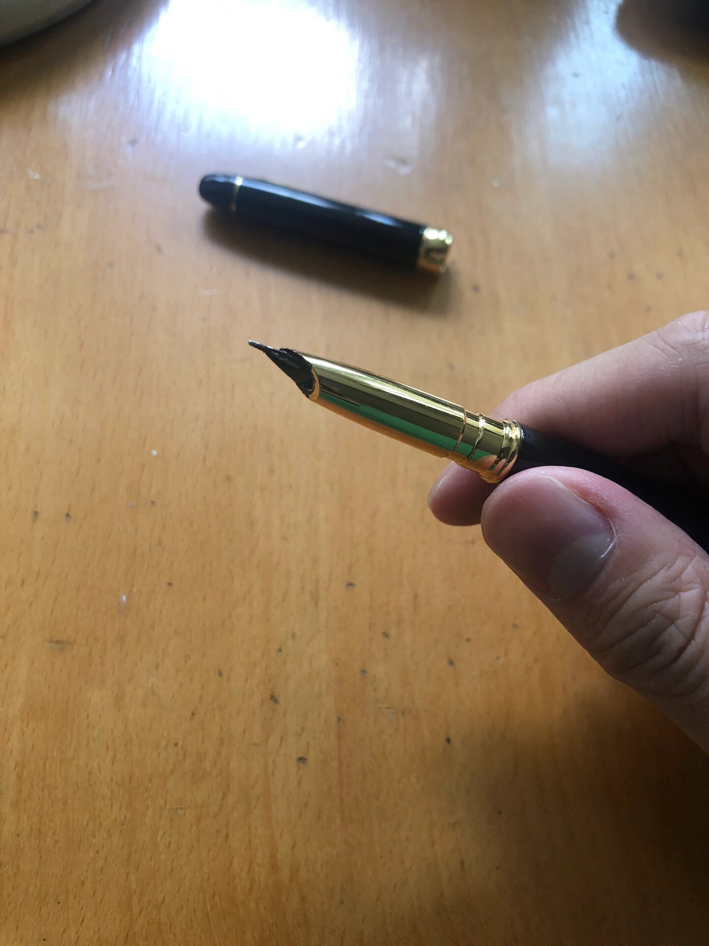 暗尖钢笔堵了怎么办? 一般的洗法解决不了,笔舌太小又拔不出