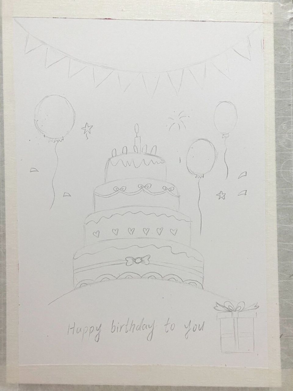 自制生日贺卡 给亲近的人画一个生日贺卡吧