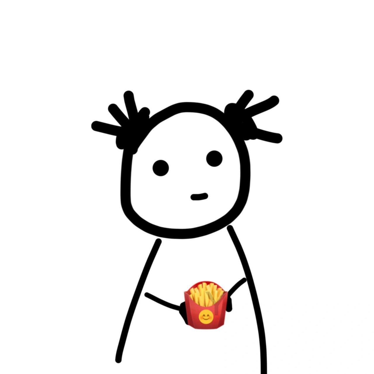 原创小人头像 自创 禁商用 转载注明出处 封面可二改自用 #自创