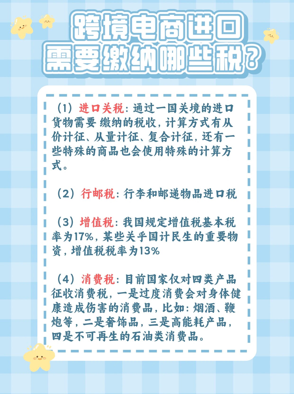国外买东西需要交哪些税费呢