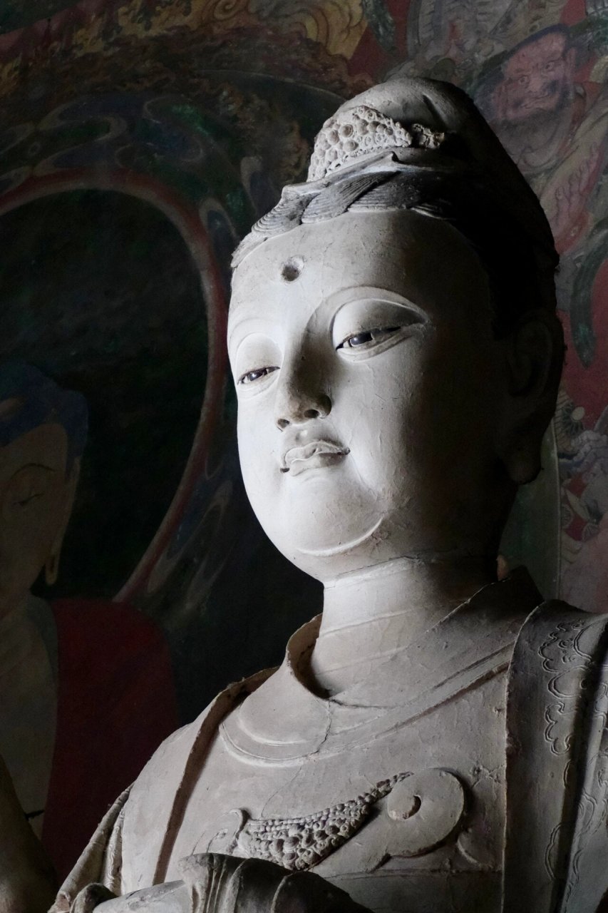 造像之美|善化寺吉祥天女 善化寺大雄宝殿里的这尊吉祥天女塑像,把