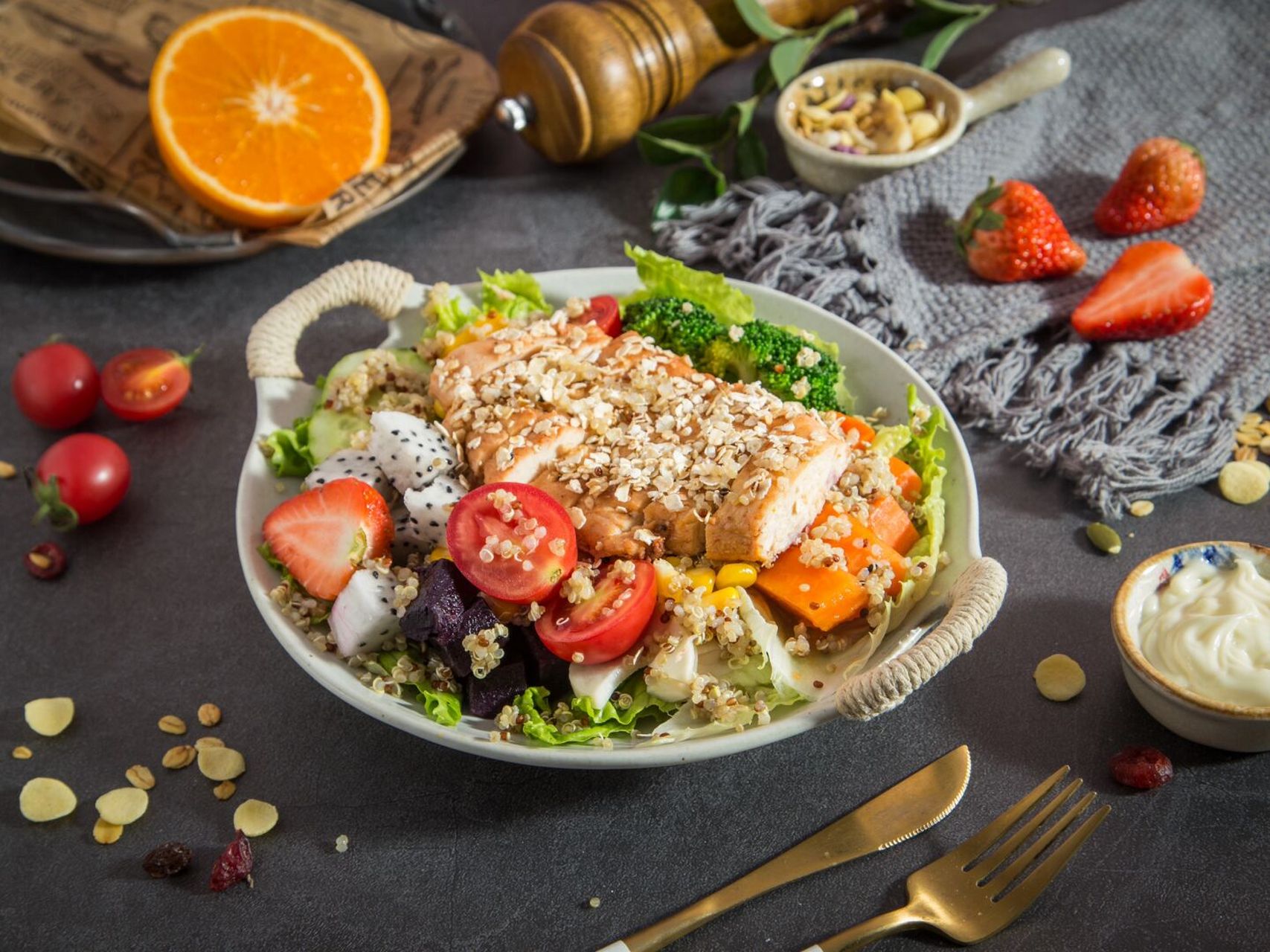 美食拍摄# #食品拍摄# #广州拍照# #轻食沙拉# #轻食简餐# #我的贾