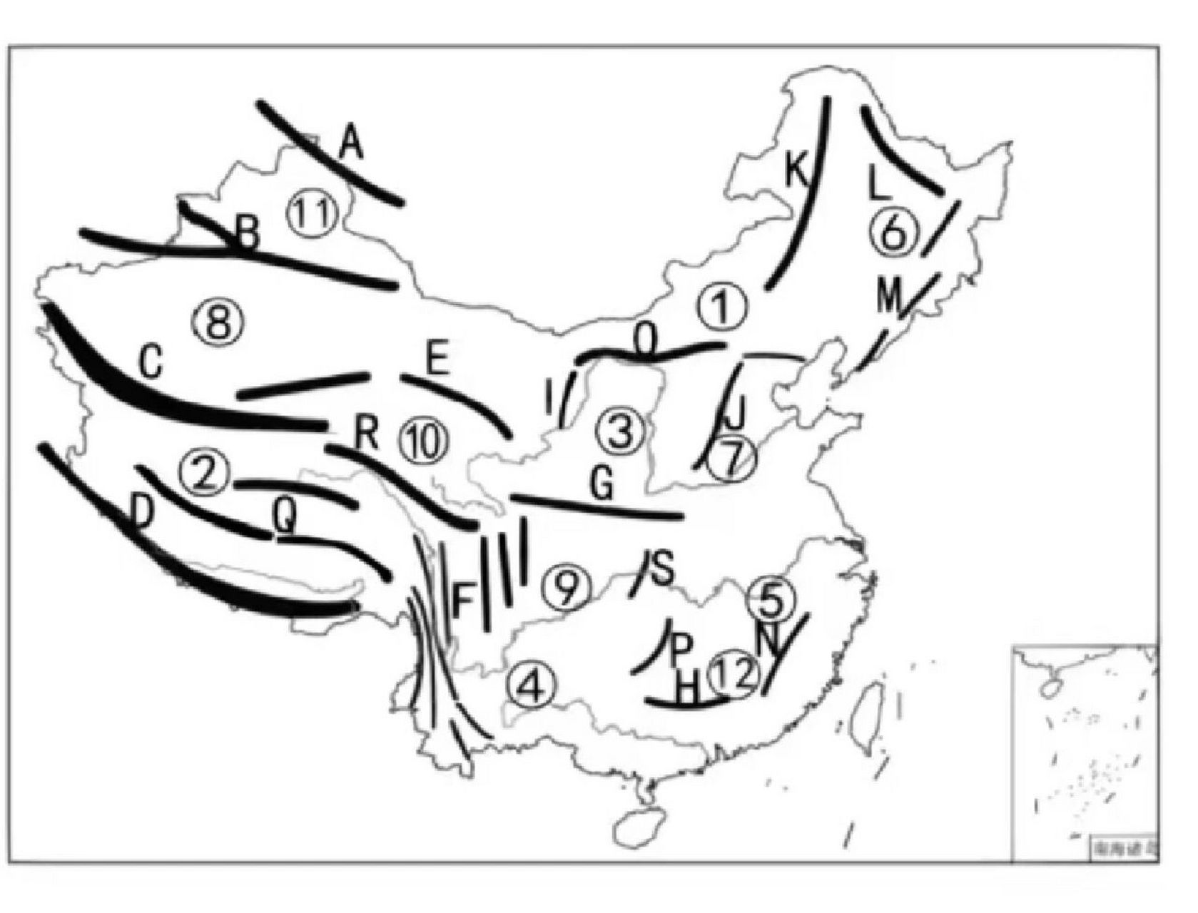 八上地理复习提纲——地形地势 1,我国的地形特征:地形