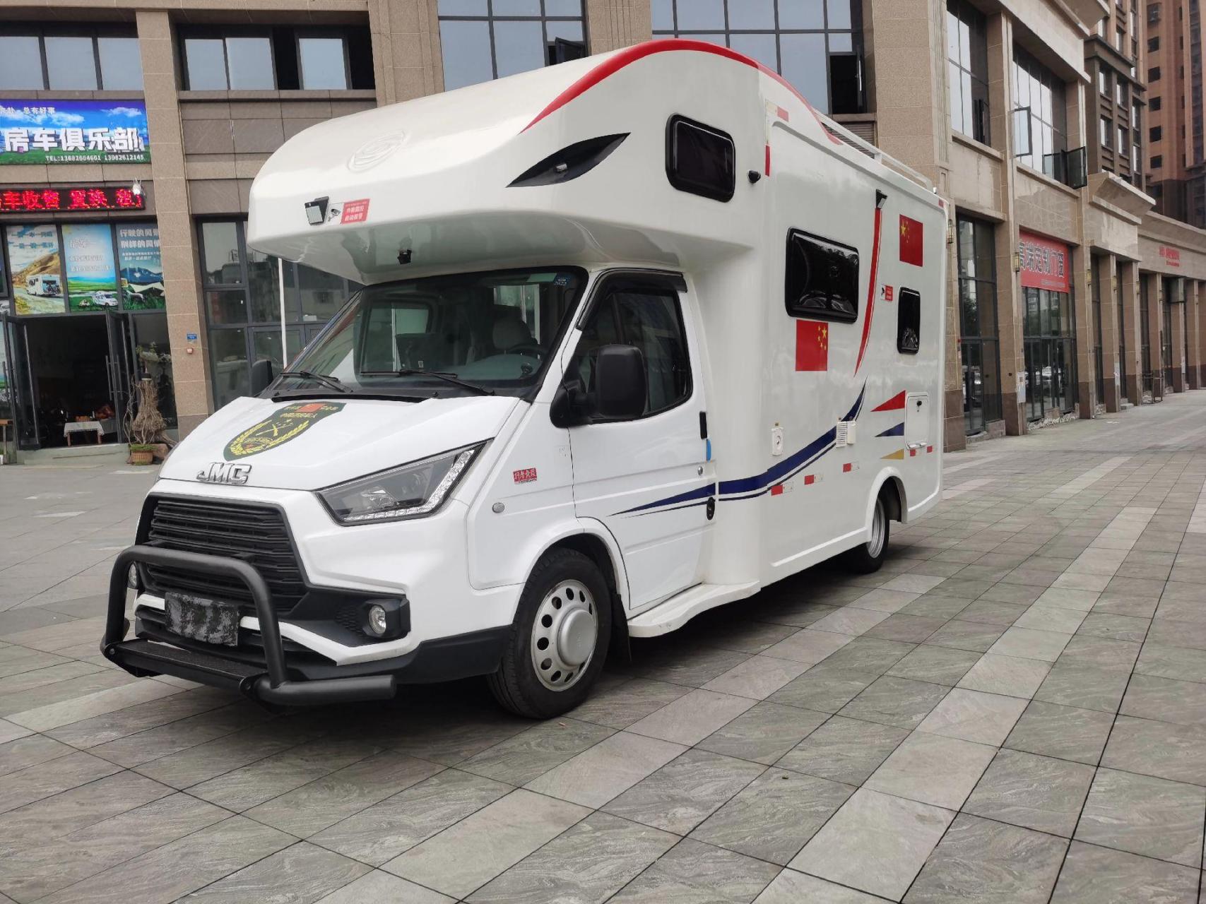 出售自用舜宇江铃c型房车,2020年8月房车国六排放标准,手动挡五十铃