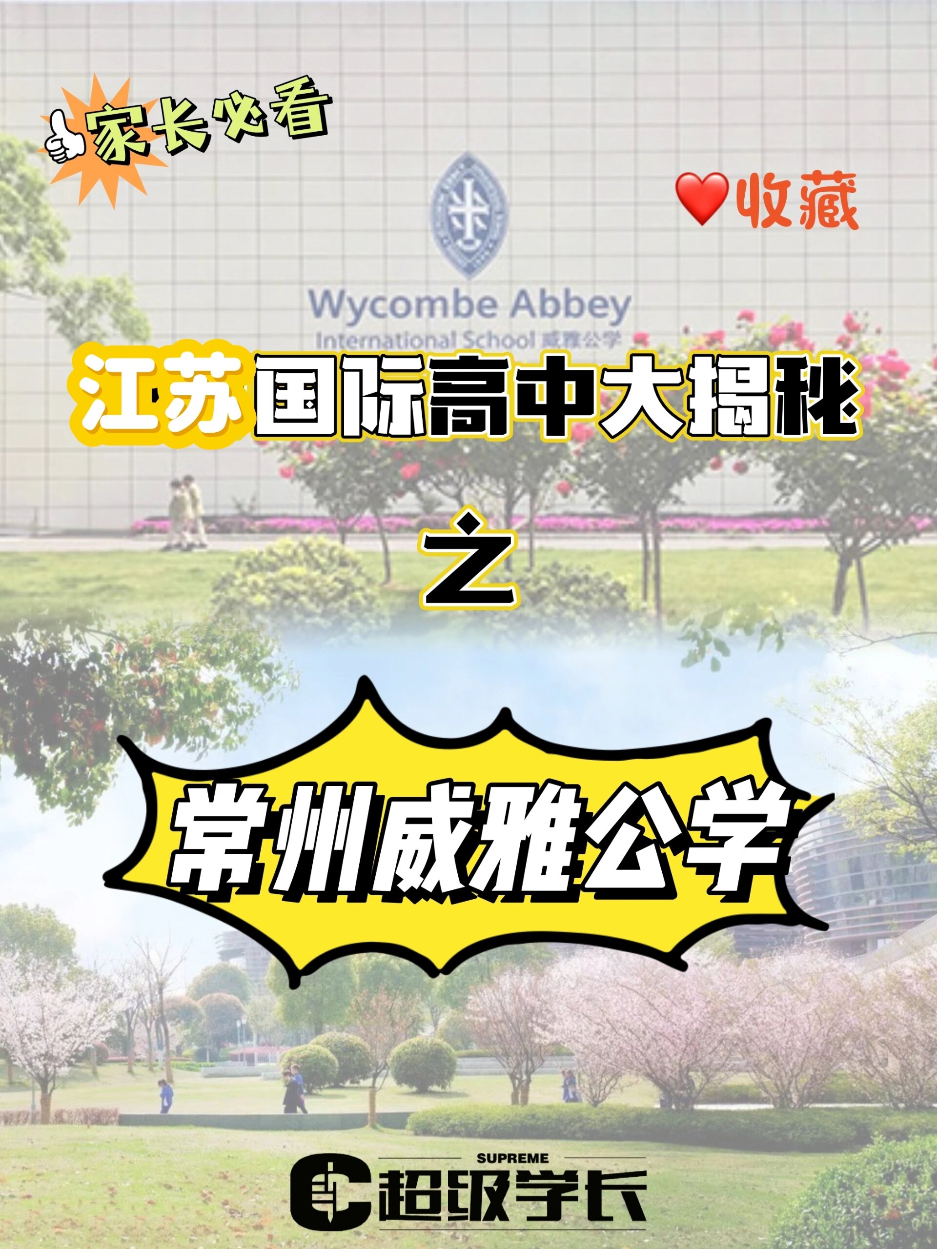 标题:江苏国际高中大揭秘之常州威雅公学75 02当当当~今天学长又